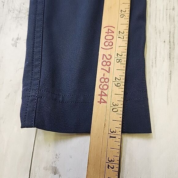 Lululemon Athletica Commuter Travel Chino Zipper Pants Pockets Indigo Womens Sz4 - Picture 16 of 16